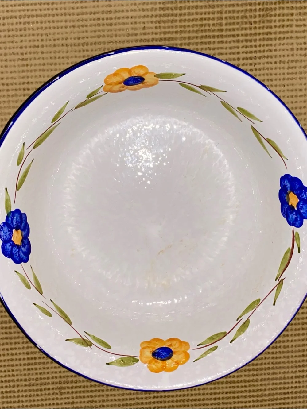 Vintage Furio Made in Italy Ceramic Floral Large 12